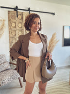 Jupe-short Maya – Beige