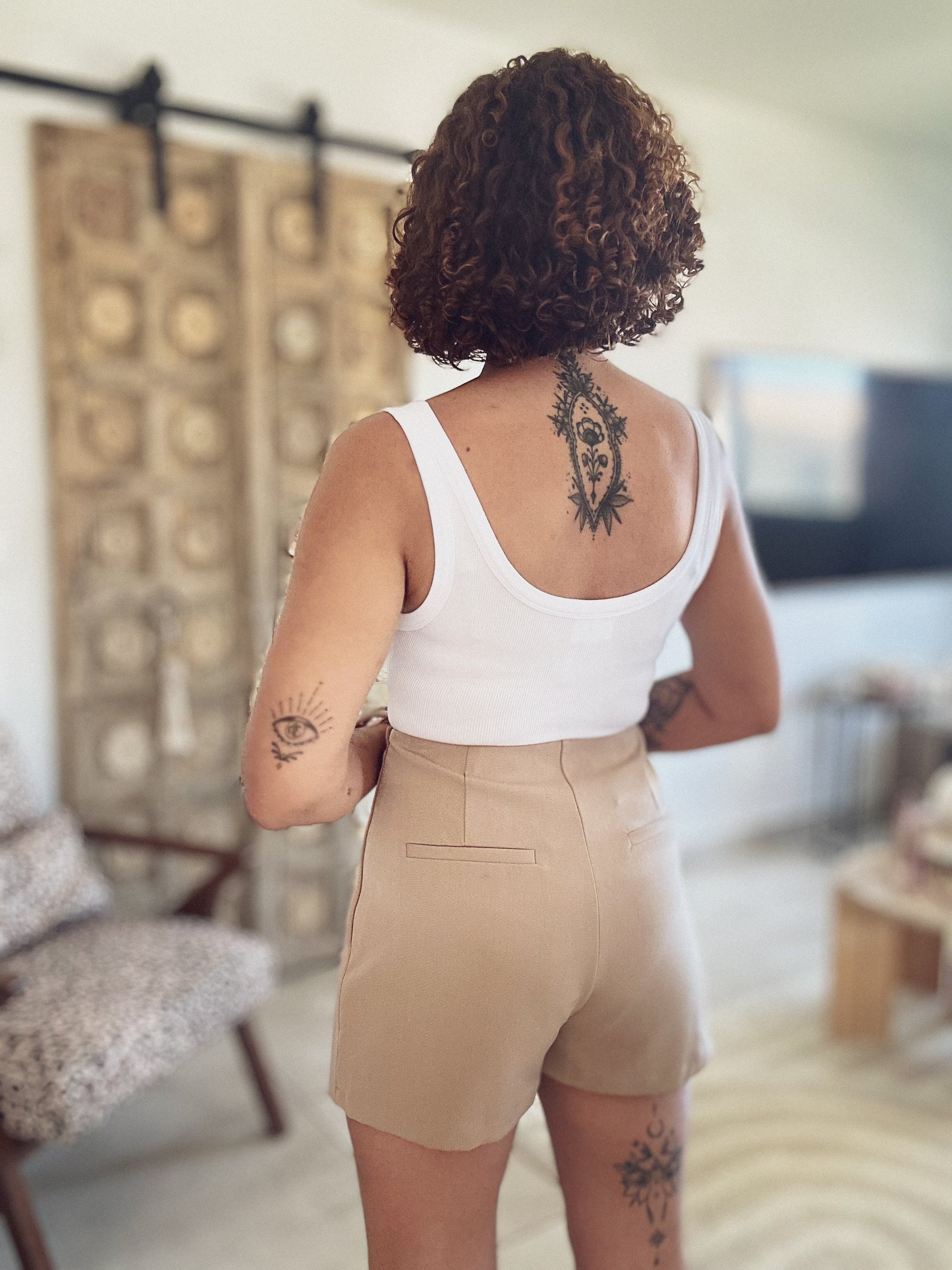 Jupe-short Maya – Beige