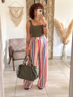 Pantalon Briel - Rayures multicolores