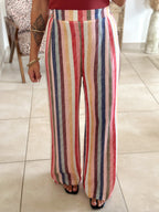 Pantalon Briel - Rayures multicolores