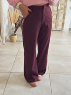 Pantalon Elina – Bordeaux