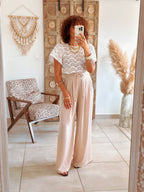 Pantalon Val - Fluide beige