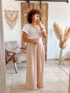 Pantalon Val - Fluide beige