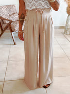 Pantalon Val - Fluide beige