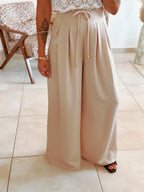 Pantalon Val - Fluide beige