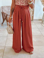 Pantalon Val - Fluide terracotta