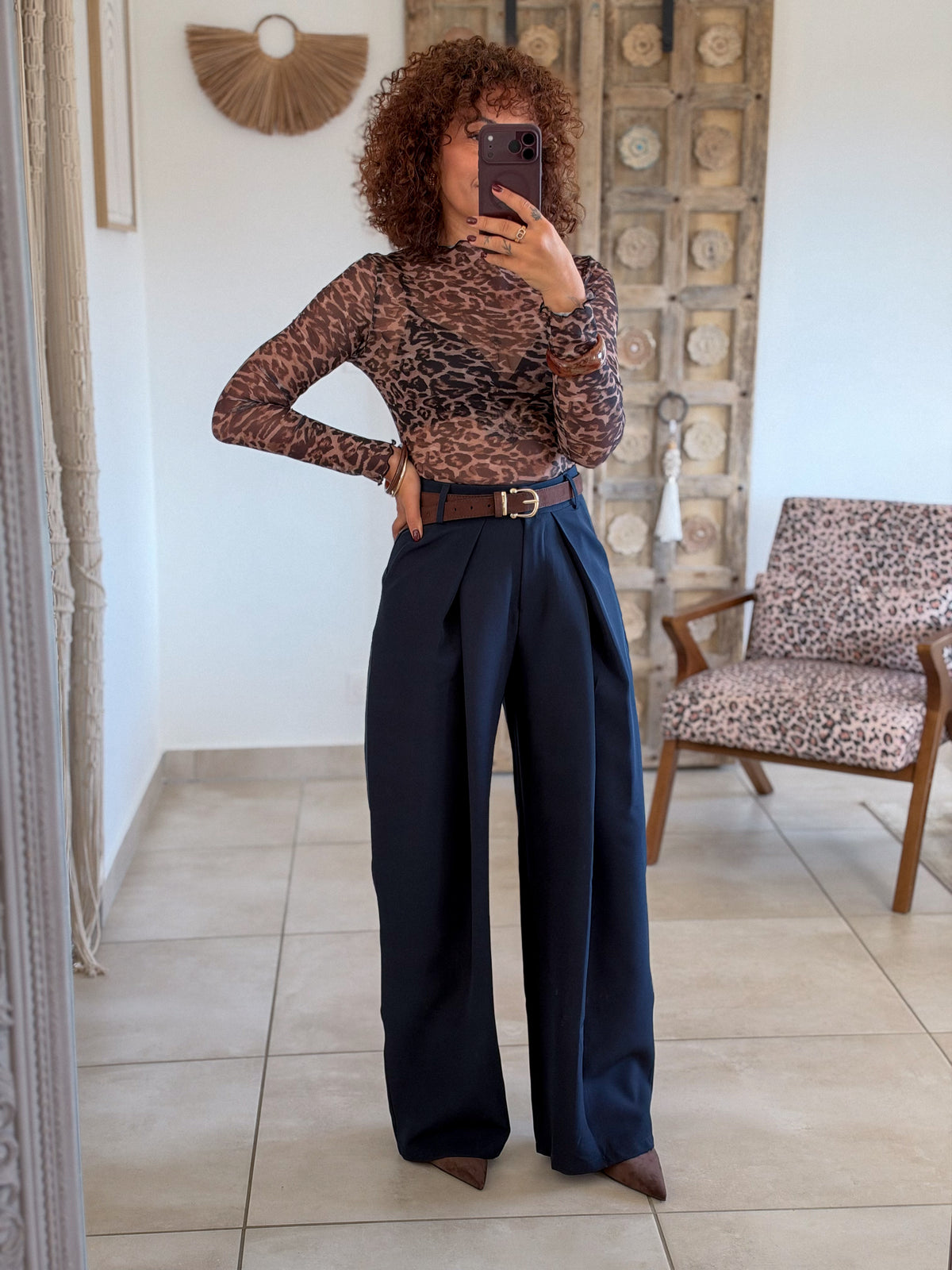 Pantalon Jess – Bleu marine