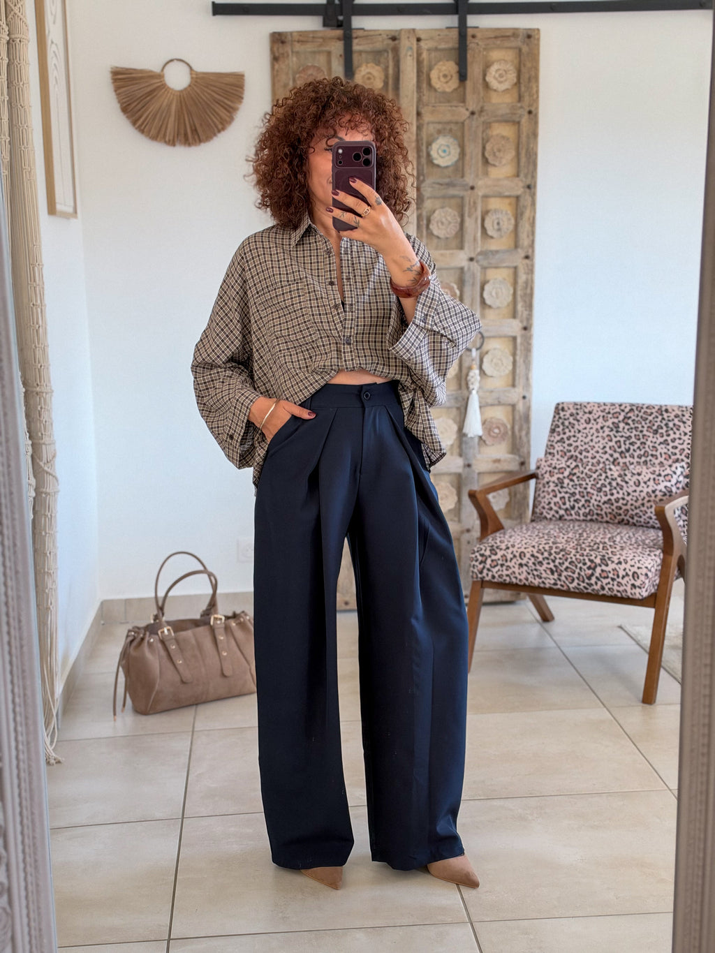 Pantalon Jess – Bleu marine