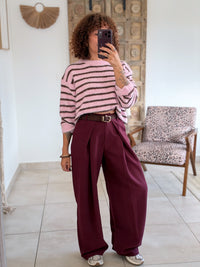Pantalon Jess - Bordeaux