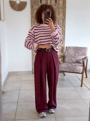 Pantalon Jess - Bordeaux