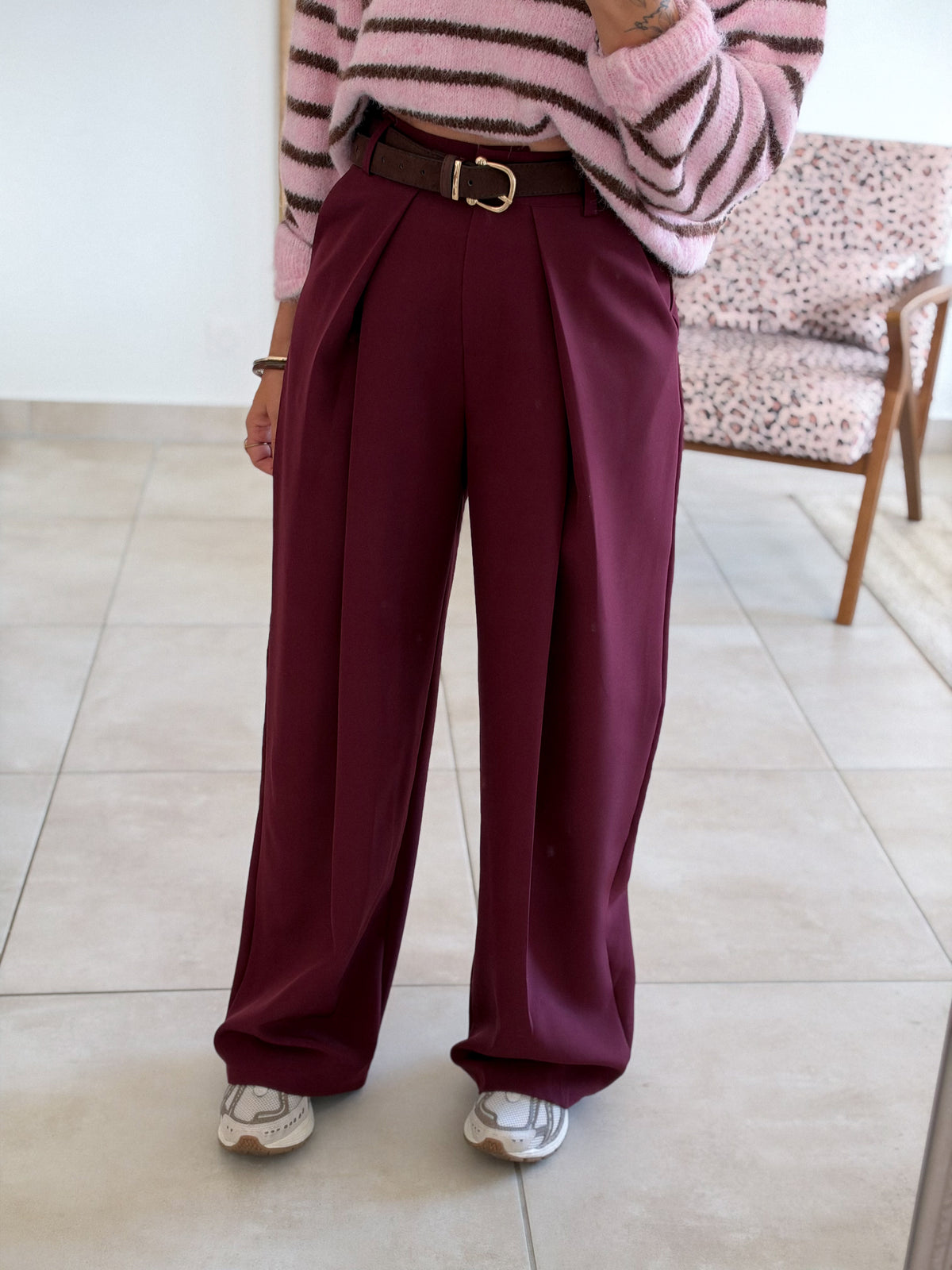 Pantalon Jess - Bordeaux