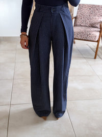 Pantalon Jessie - Carreaux marine