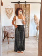 Pantalon Garrett - Noir à pois