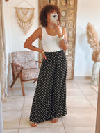 Pantalon Garrett - Noir à pois