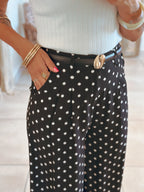 Pantalon Garrett - Noir à pois