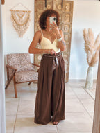 Pantalon Naïa - Palazzo chocolat