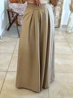 Pantalon Parfait - Palazzo à scratch beige