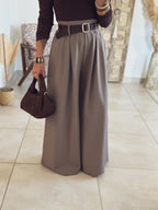 Pantalon Naïla – Palazzo gris
