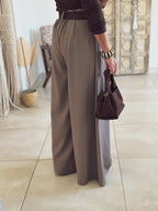 Pantalon Naïla – Palazzo gris