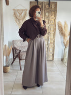 Pantalon Naïla – Palazzo gris