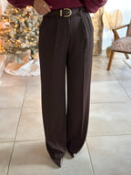 Pantalon Ysia - Marron