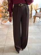 Pantalon Ysia - Marron
