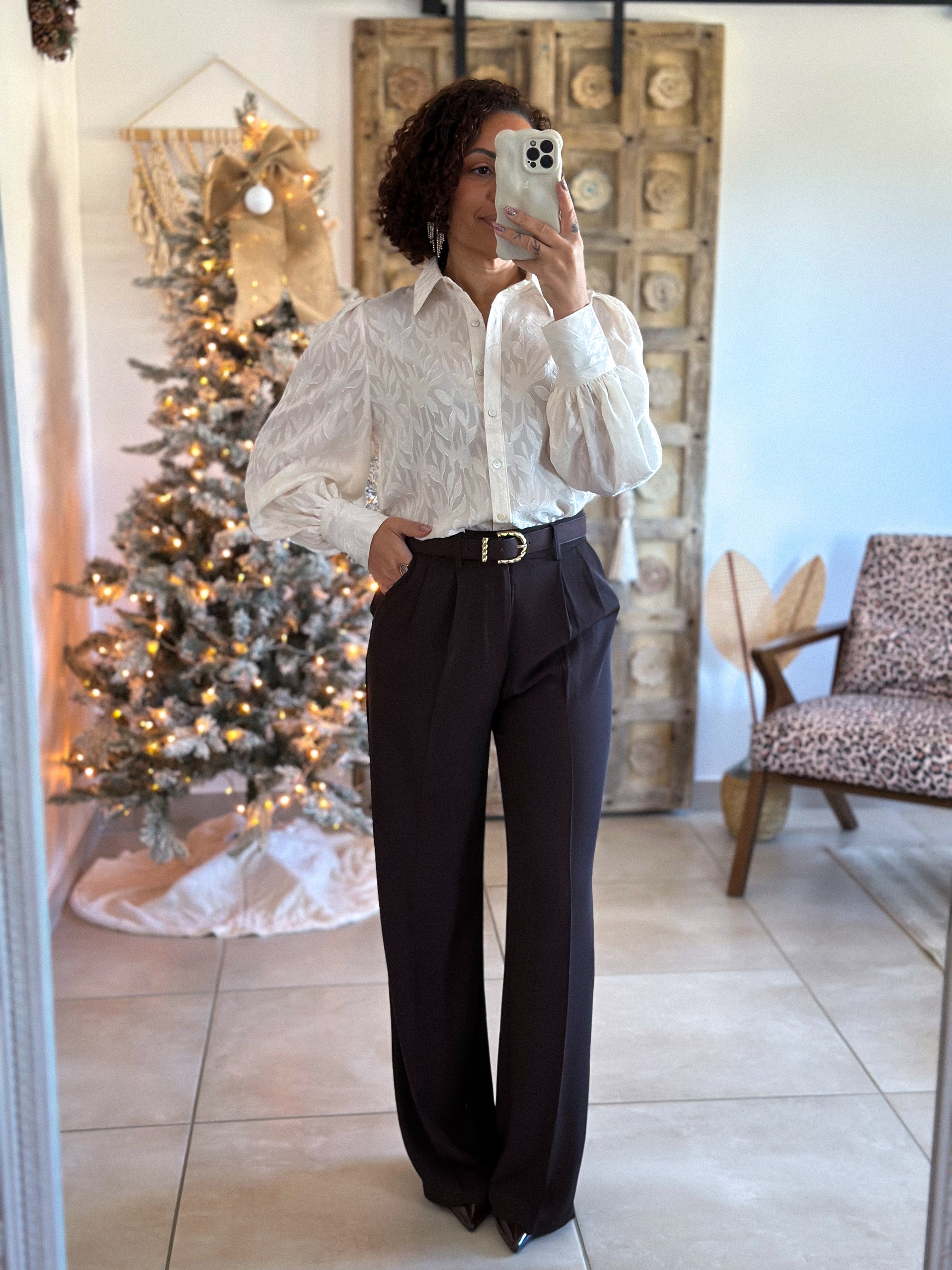 Pantalon Ysia - Marron