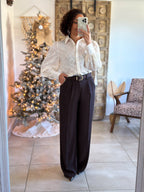 Pantalon Ysia - Marron