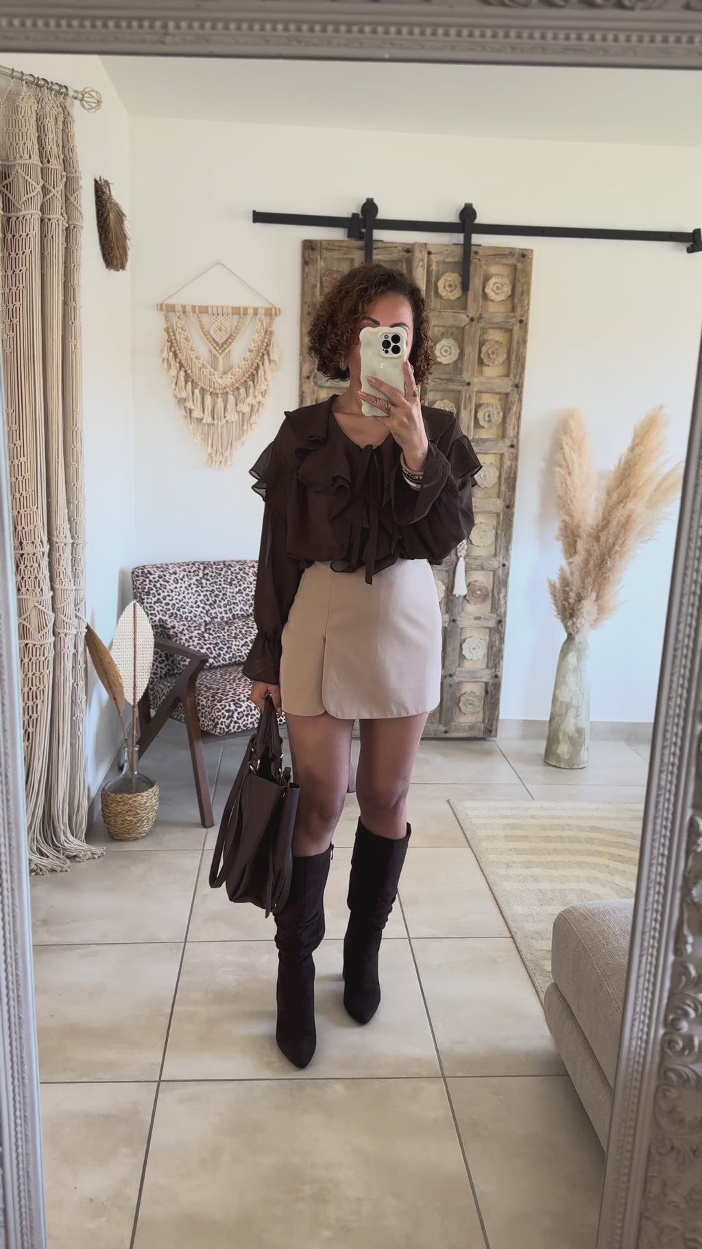 Jupe-short Maya – Beige