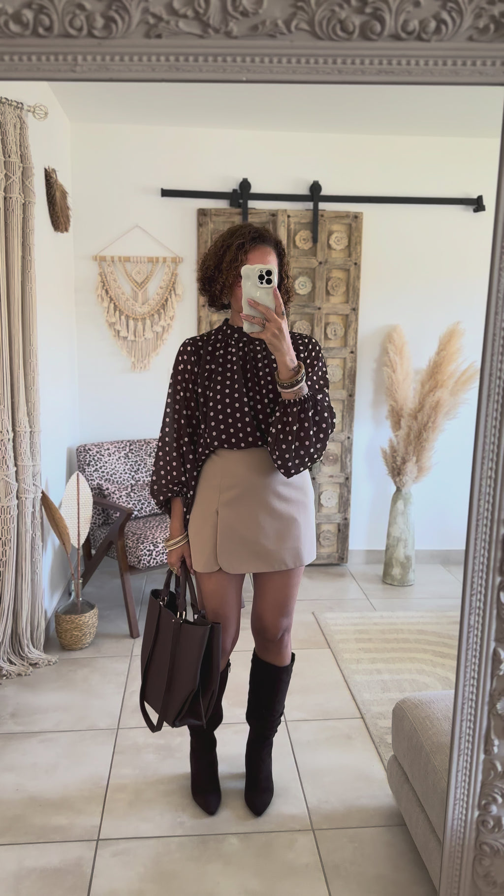 Jupe-short Maya – Beige