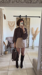 Jupe-short Maya – Beige