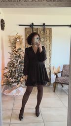 Robe Arielle - Chocolat à Strass