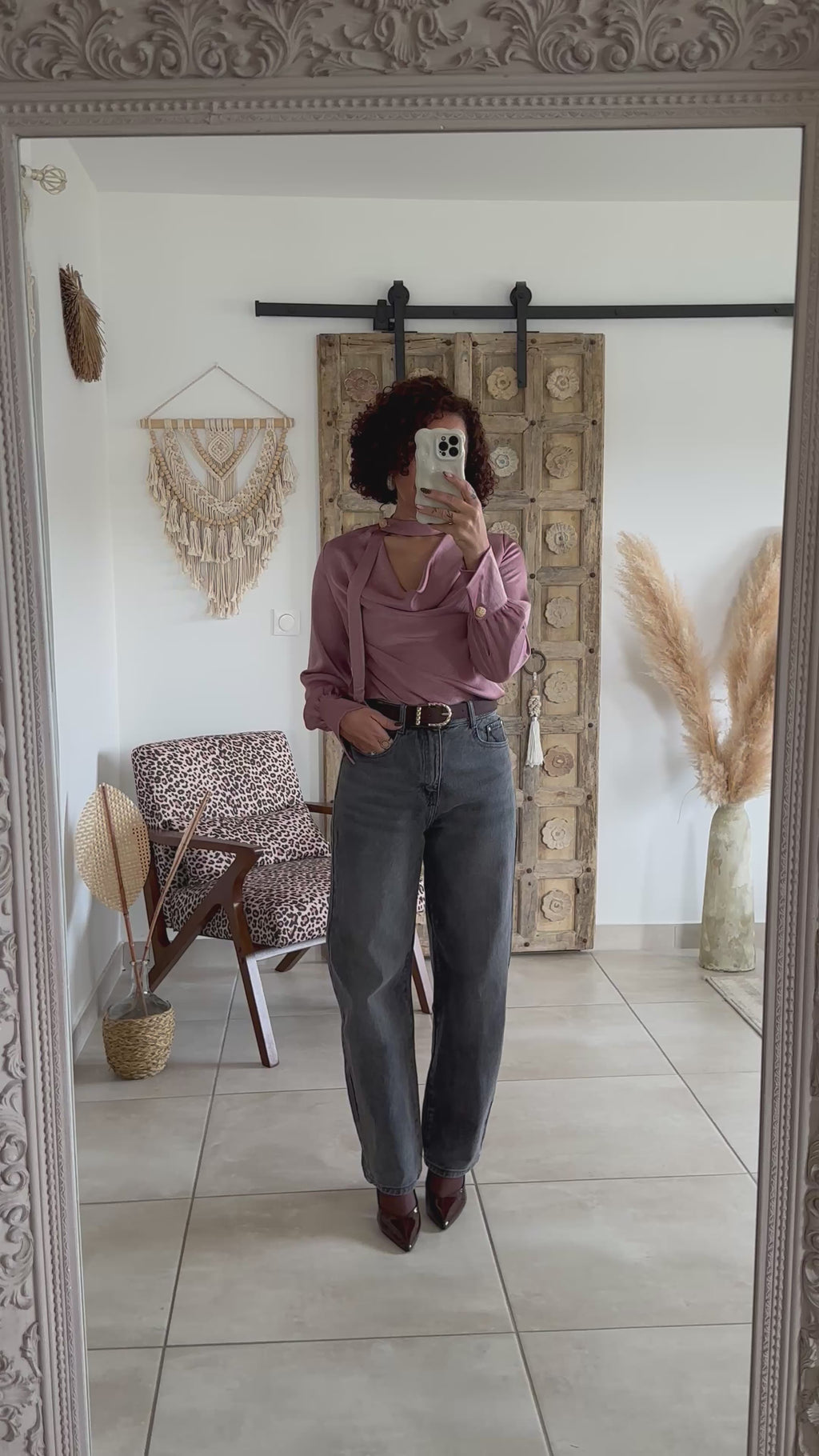 Jean Zoé - Balloon fit gris