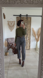 Jean Zoé - Balloon fit gris