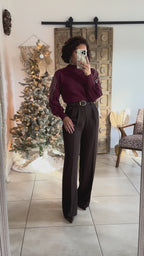 Pantalon Ysia - Marron