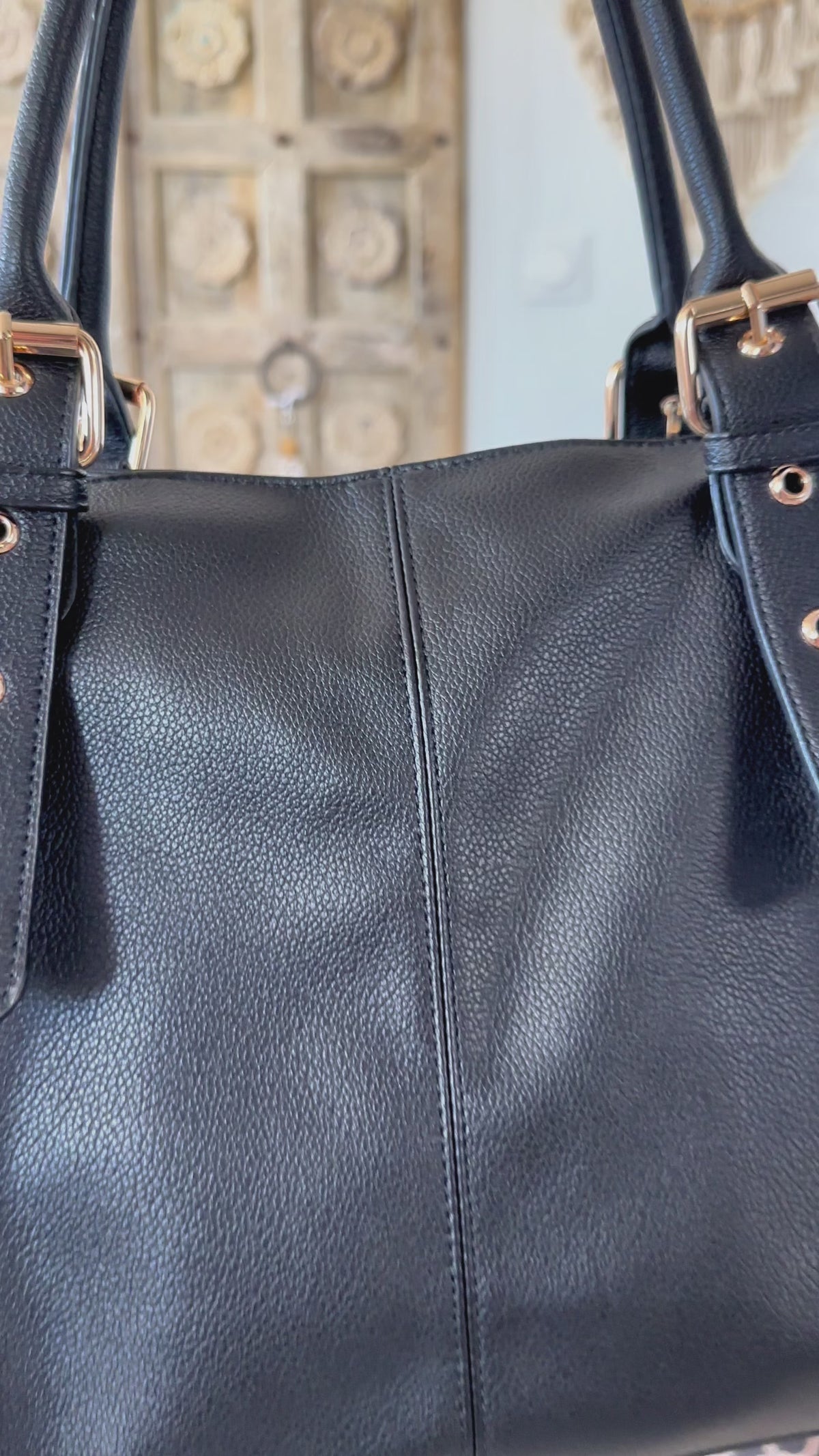 Grand sac cabas femme Alma Mëya porté épaule
