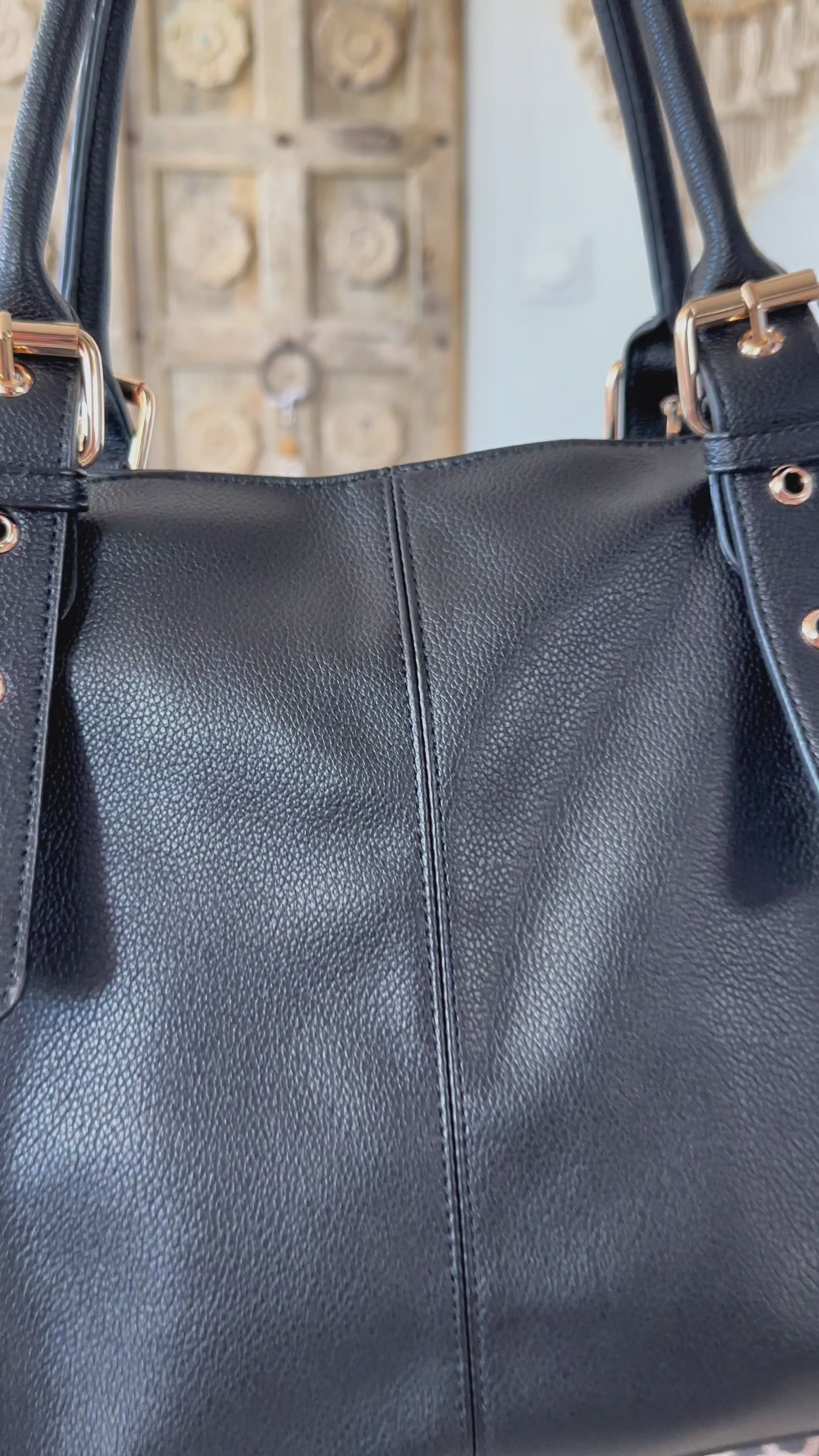 Grand sac cabas femme Alma Mëya porté épaule