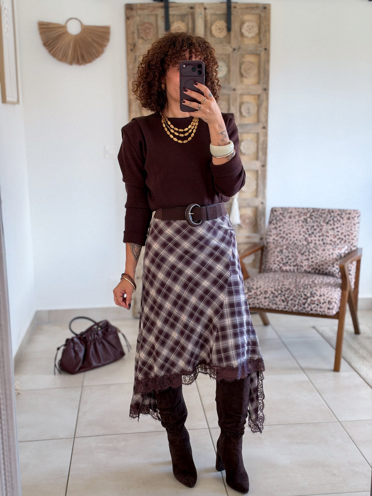 Pull Agathe - Chocolat