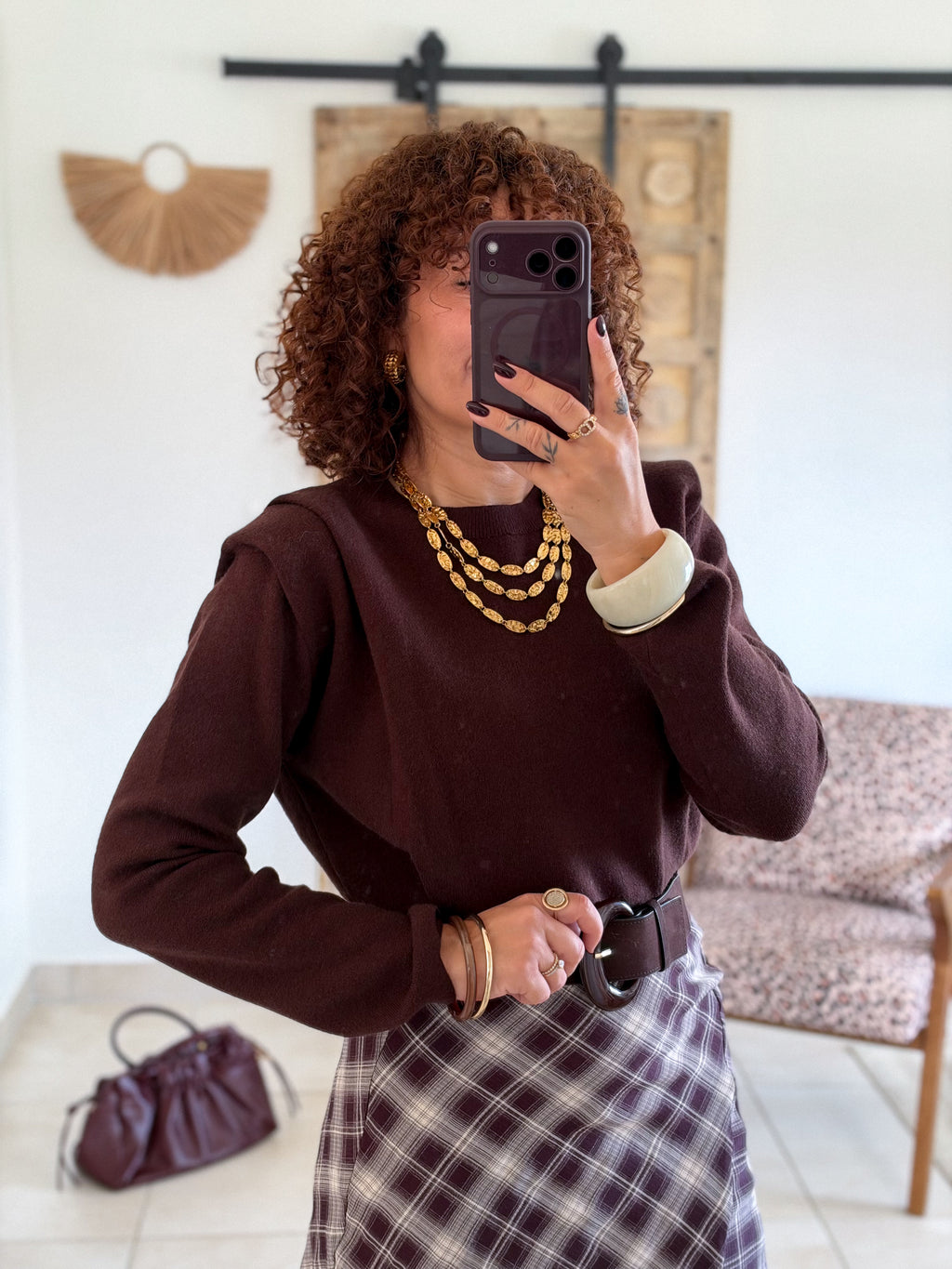 Pull Agathe - Chocolat