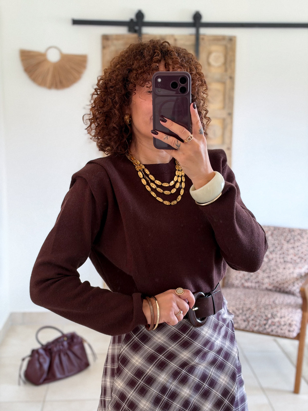 Pull Agathe - Chocolat