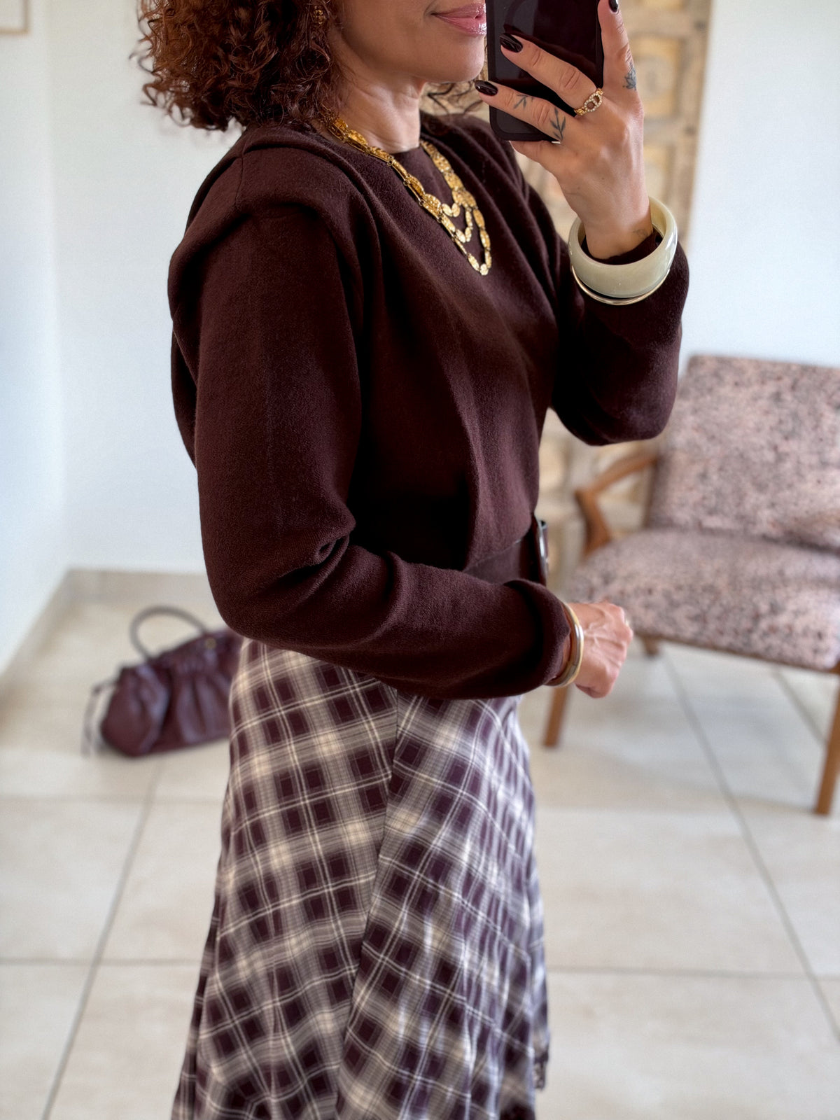 Pull Agathe - Chocolat