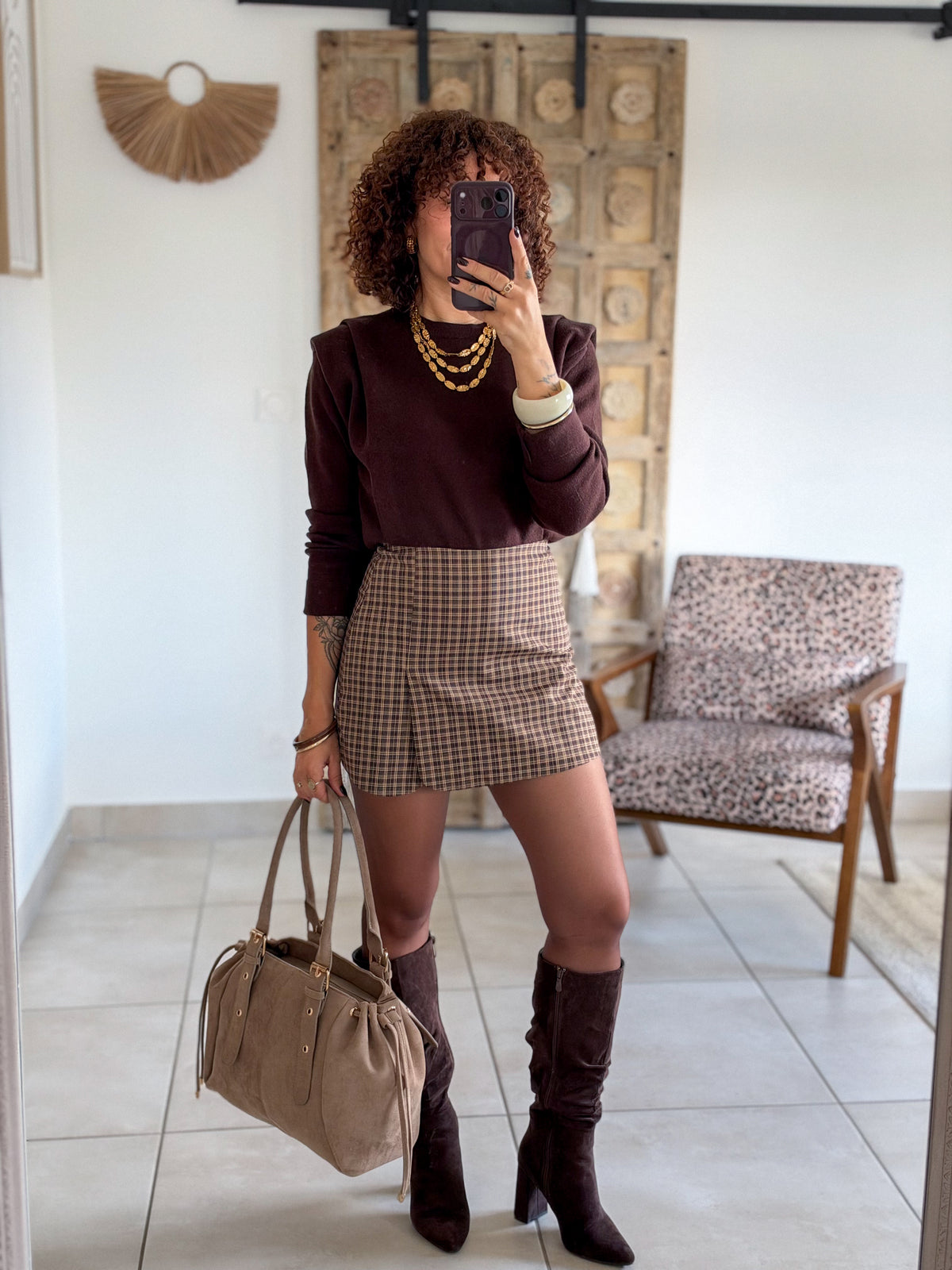 Pull Agathe - Chocolat