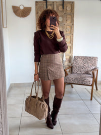 Pull Agathe - Chocolat