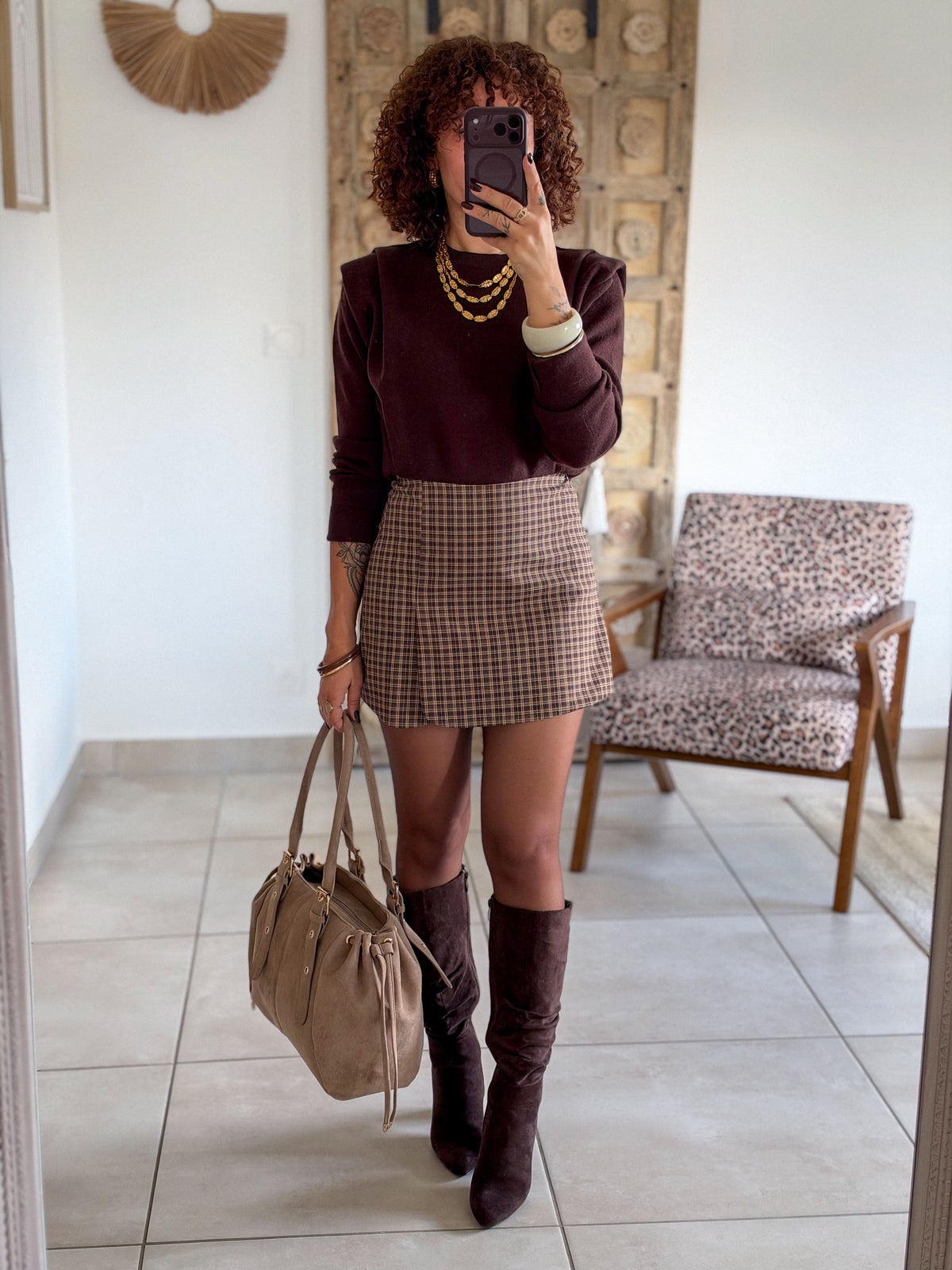 Pull Agathe - Chocolat