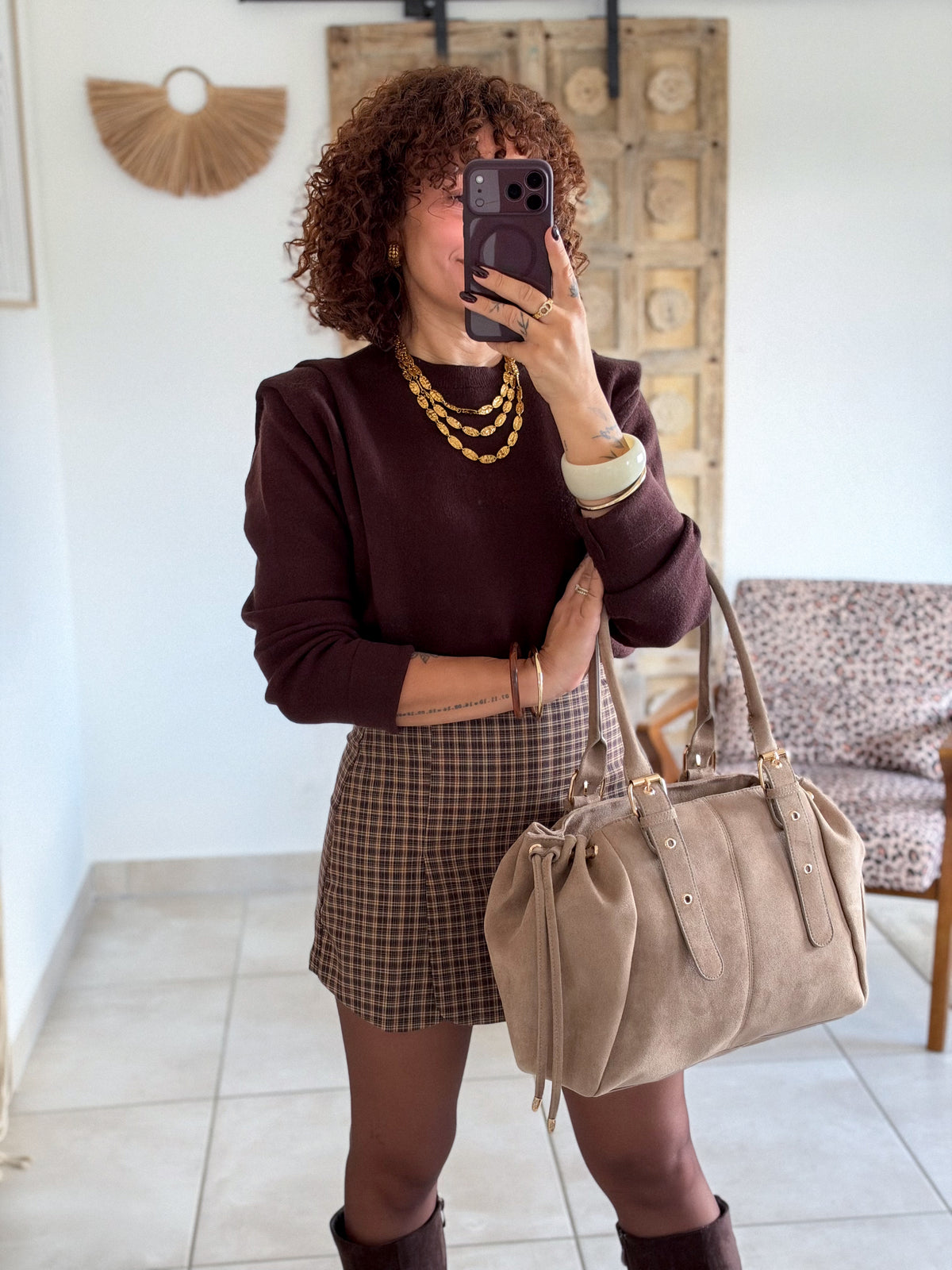 Pull Agathe - Chocolat