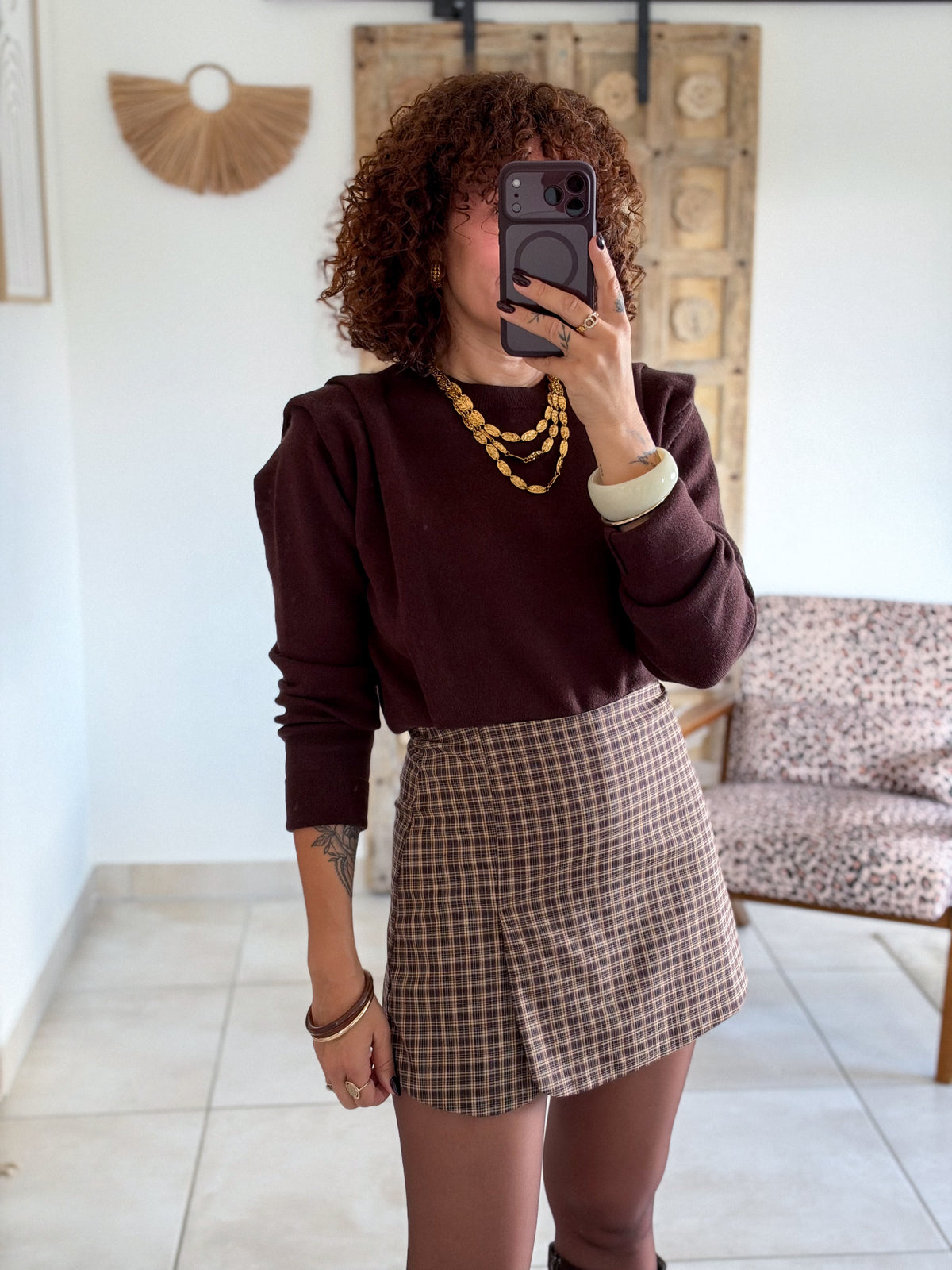 Pull Agathe - Chocolat