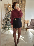Pull Céleste - Bordeaux Manches sequins