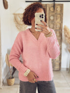 Pull Maïa – Rose poudré