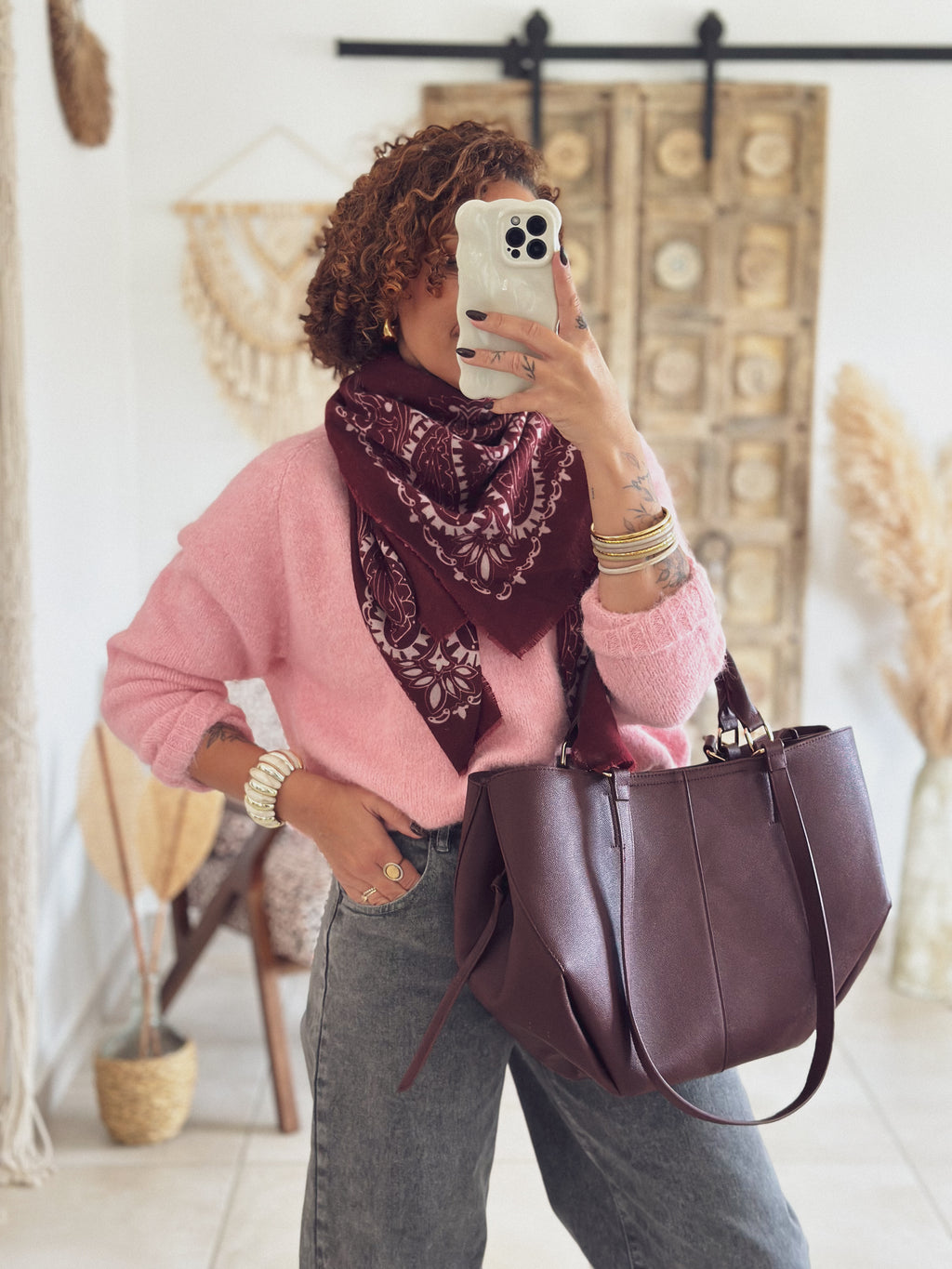 Pull Maïa – Rose poudré
