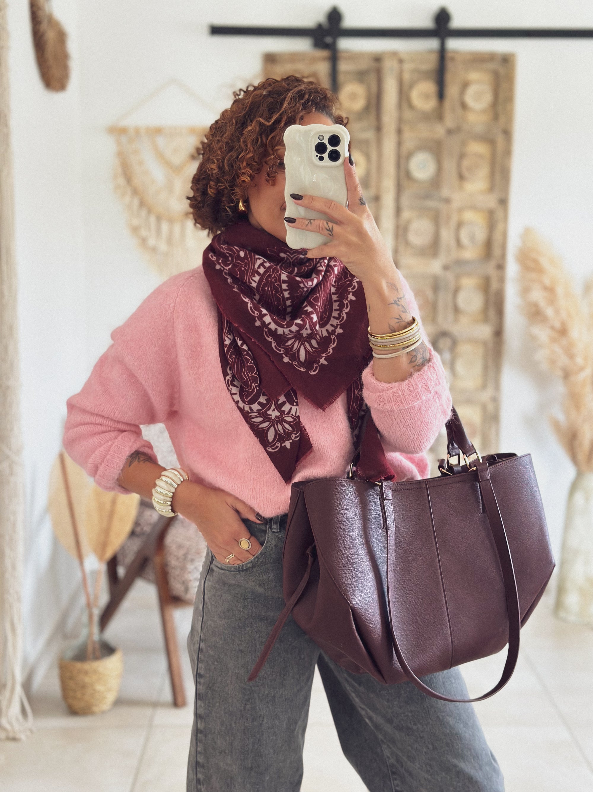 Pull Maïa – Rose poudré